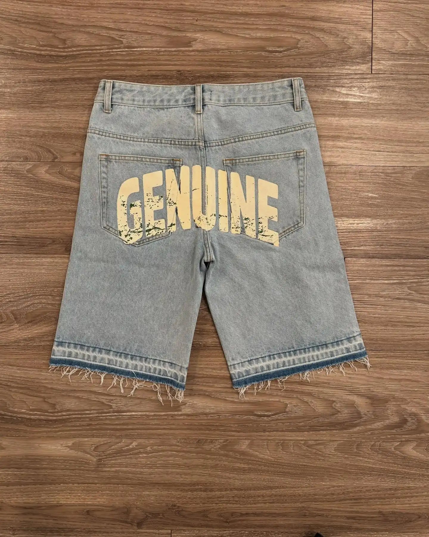 Genuine Rhinestone Denim Shorts