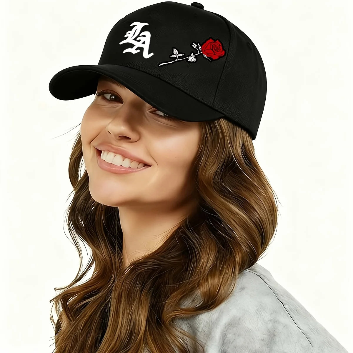 LA Rose Baseball Caps