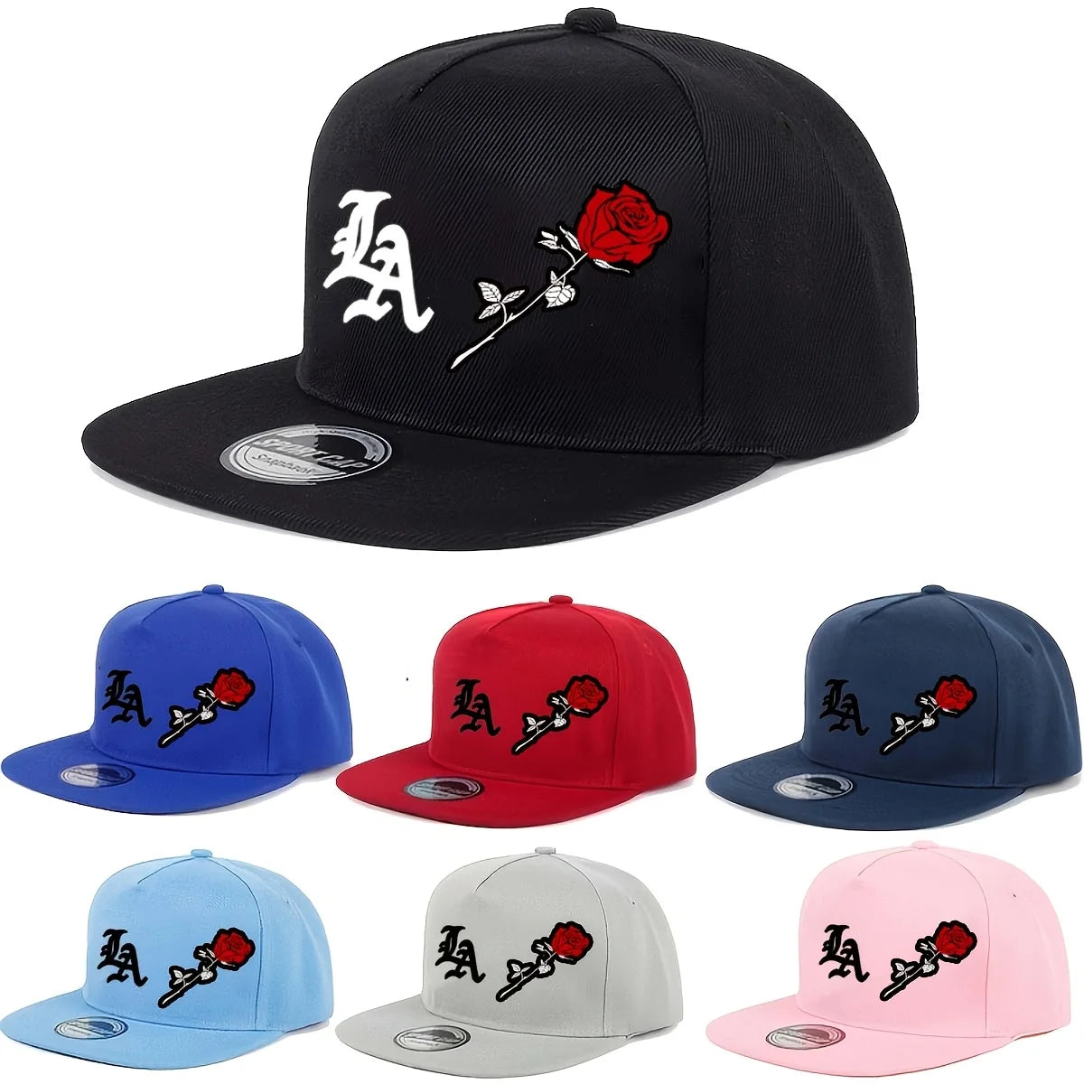 LA Rose Baseball Caps